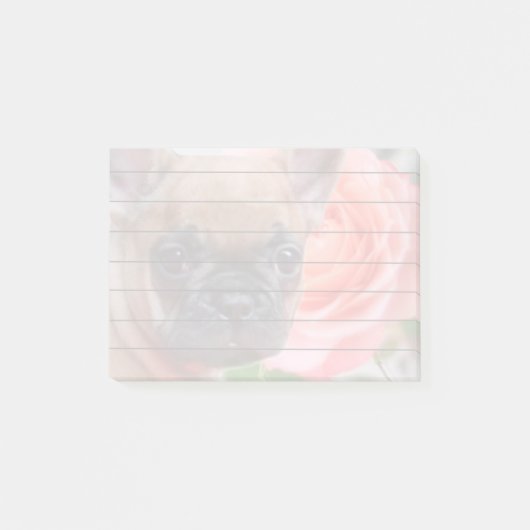 Notes de post-it de bouledogue français (Devant)