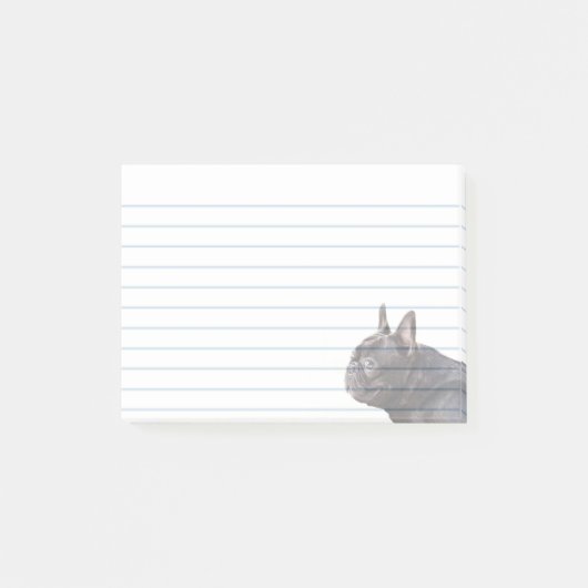 Notes de post-it de bouledogue français (Devant)