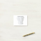 Notes de post-it de casquette de chef (Sur un bureau)