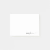 Notes de post-it de Chamo (Devant)