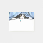 Notes de post-it de chasseur d'insecte de chaton (Devant)