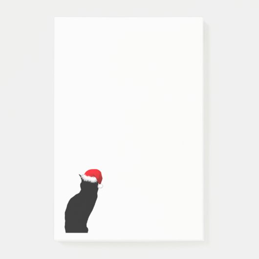 Notes de post-it de chat de Père Noël (Devant)