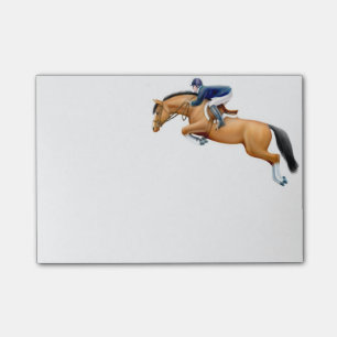 Notes de post-it de cheval de pullover