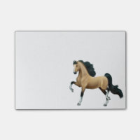 Notes de post-it de cheval de Saddlebred Gaited