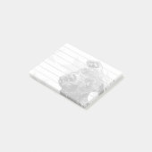 Notes de post-it de chiot de Pitbull (Incliné)