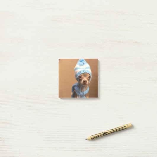 Notes de post-it de chiwawa (Sur un bureau)