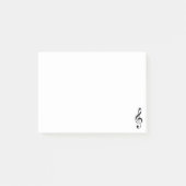 Notes de post-it de clef triple (Devant)
