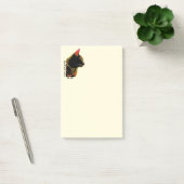 Notes de post-it de club de chat noir (Bureau)