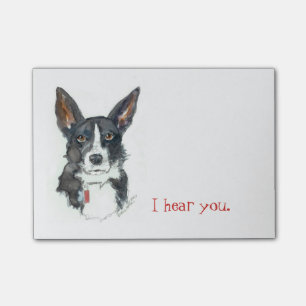 Notes de post-it de colley/YourDogPortrait.com