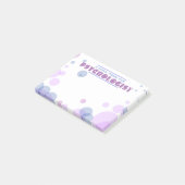 Notes de post-it de conception de la bulle du (Incliné)