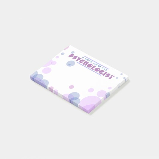 Notes de post-it de conception de la bulle du (Incliné)