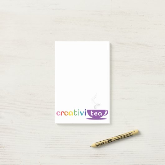 Notes de post-it de CreativiTEA (Sur un bureau)