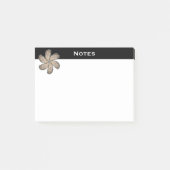 Notes de post-it de fleur d'huître - conception D (Devant)