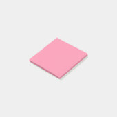 Notes de post-it de l'Carré rose Flamant rose (Incliné)