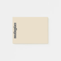 Notes de post-it de logo de Meatingplace