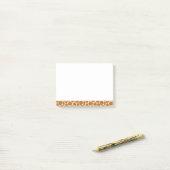 Notes de post-it de motif de girafe (Sur un bureau)