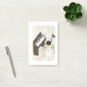 Notes de post-it de notes musicales (Bureau)