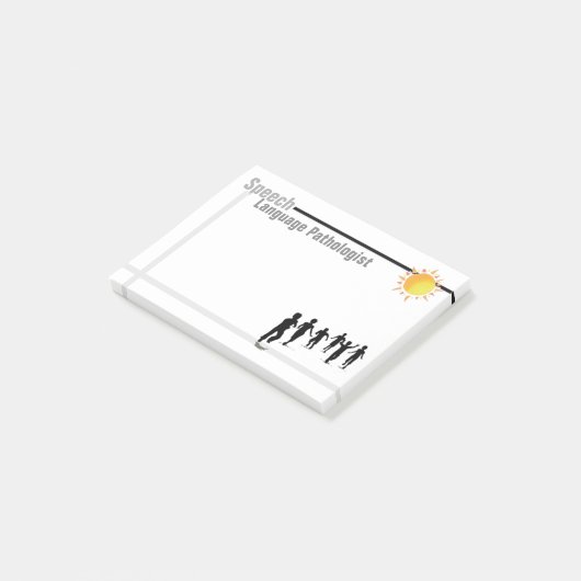 Notes de post-it de pathologiste de la parole (Incliné)