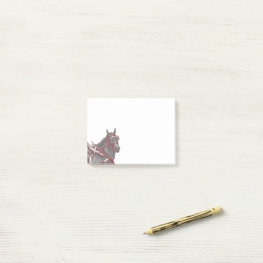 Notes de post-it de Percheron (Sur un bureau)