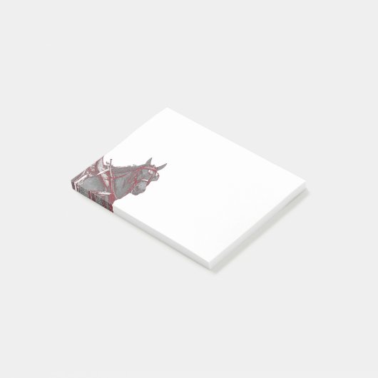 Notes de post-it de Percheron (Incliné)