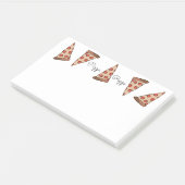 Notes de post-it de pizza (Incliné)