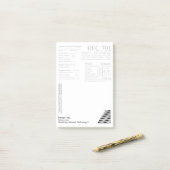 Notes de post-it de post-its de RFC 791 (Sur un bureau)