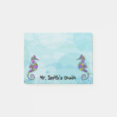 Notes de post-it de professeur d'hippocampes (Devant)