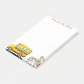 Notes de post-it de professeur (personnalisées) (Incliné)