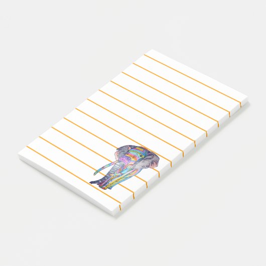 Notes de post-it de Rainbowphant (Incliné)