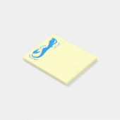 Notes de post-it de sirène (Incliné)