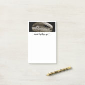 Notes de post-it "de taches somnolentes", 4 x 6 (Sur un bureau)