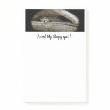 Notes de post-it "de taches somnolentes", 4 x 6