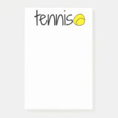 Notes de post-it de tennis (Devant)