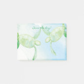 Notes de post-it de tortue de Honu (Devant)