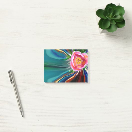 Notes de post-it de tulipe de renaissance de (Bureau)