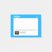 Notes de post-it de TwitterTweet (Devant)