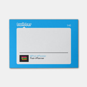 Notes de post-it de TwitterTweet