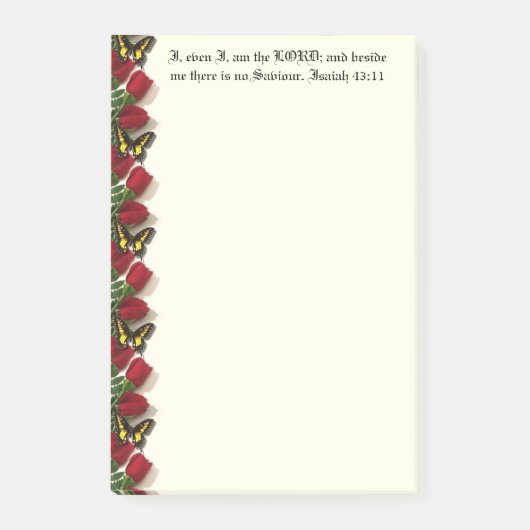 Notes de post-it d'écriture sainte (Devant)