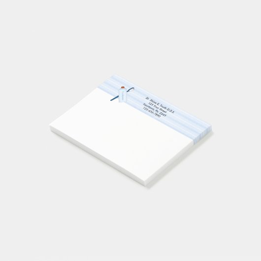 Notes de post-it dentaires de bureau (Incliné)