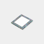 Notes de post-it d'étoiles d'étincelles (Incliné)