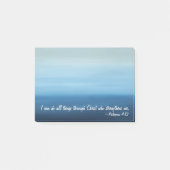 Notes de post-it d'océan d'écriture sainte (Devant)