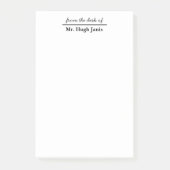 Notes de post-it drôles/bloc-notes (Devant)