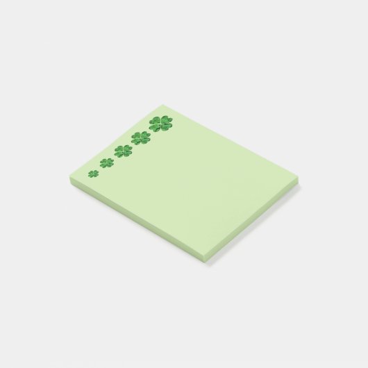 Notes de post-it du jour de St Patrick vert de (Incliné)