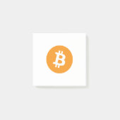 Notes de post-it du logo | de Bitcoin BTC (Devant)