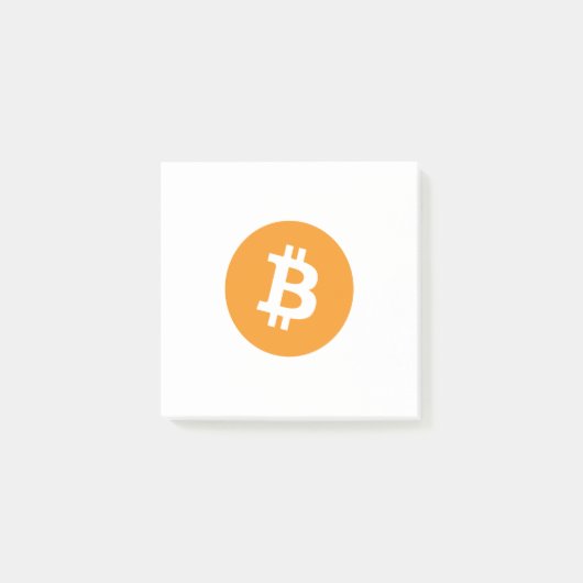 Notes de post-it du logo | de Bitcoin BTC (Devant)