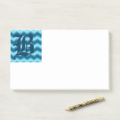 Notes de post-it du monogramme B initial (Sur un bureau)