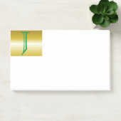 Notes de post-it du monogramme J initial (Bureau)