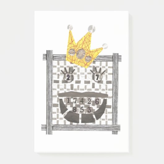 Notes de post-it du Roi Sudoku (Devant)