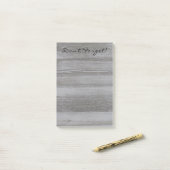 Notes de post-it en bois rustiques (Sur un bureau)