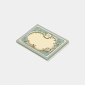 Notes de post-it encadrées par Français (Incliné)